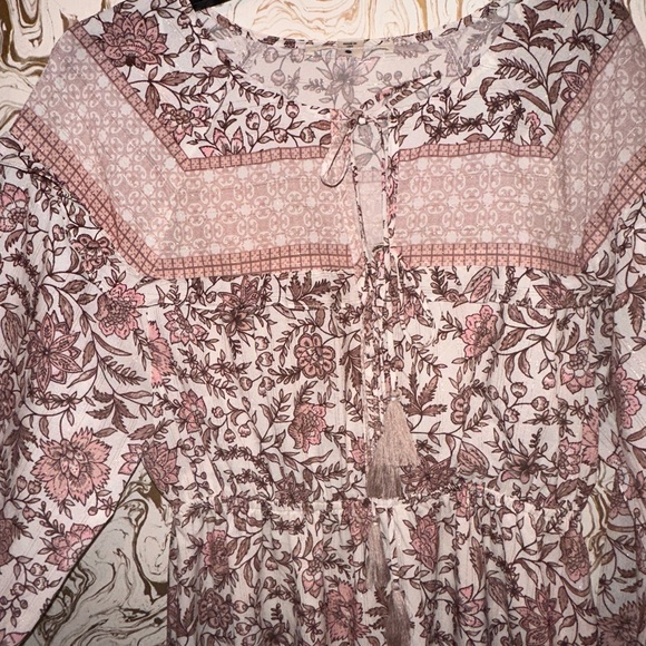 ** SOLD** Ruffled Maxi Dress - Picture 3 of 5